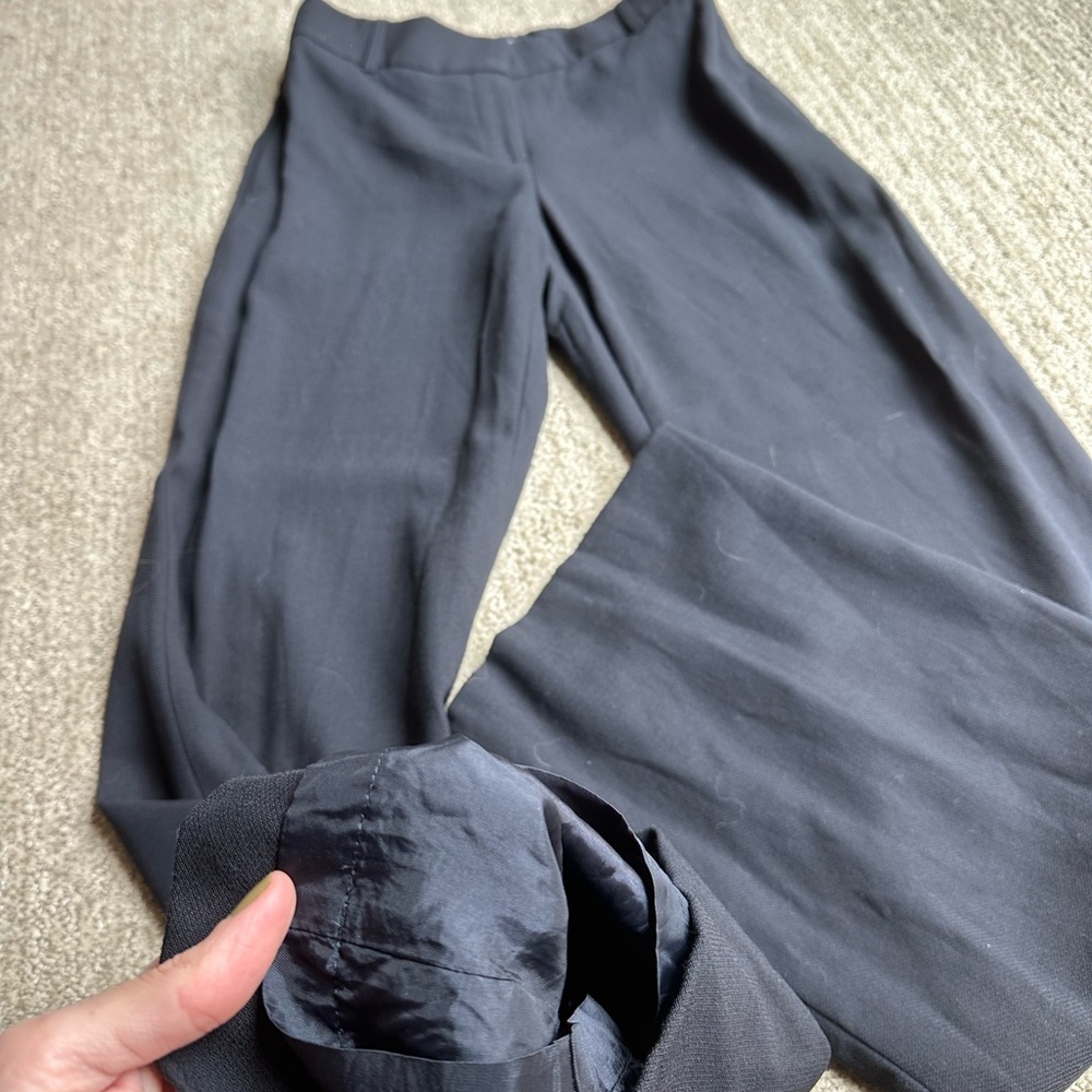 J Crew Black Wool Dress Pant Japan 4 Tall